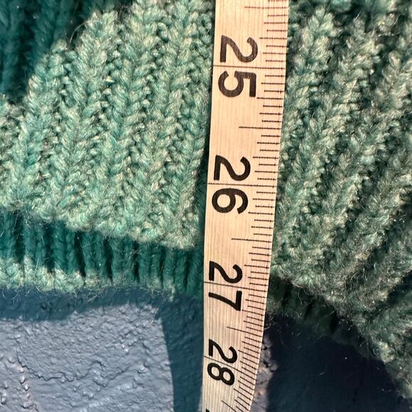 Merona Size XL Sweater Seafoam Green Cozy Warm Chunky Soft Winter Wool Blend - Picture 5 of 6